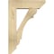 Ekena Millwork Olympic Slat Rough Sawn Bracket w/ Offset Brace, Douglas Fir, 6"W x 18"D x 26"H BKT0604X18X26OLY06RDF - alternate 2